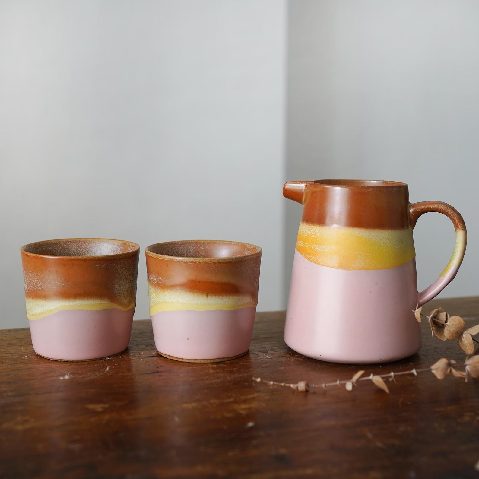Ceramic Coffee dripper set,Coffee Jug,Pink Ceramic Pour Over Coffee Server with Dripper ,Pour Over Coffee Maker Set,Coffee Dripper Gift Set